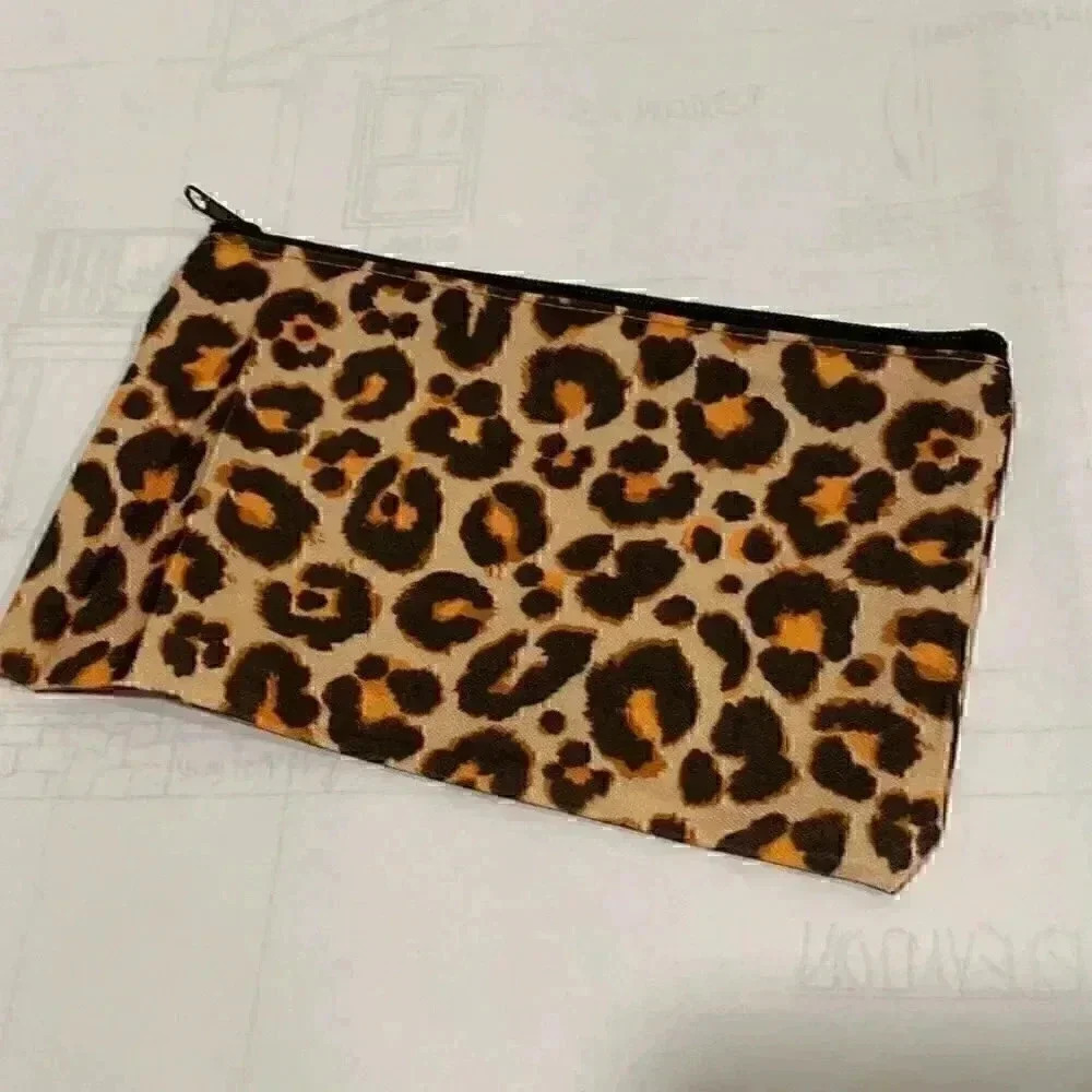 Leopard Cosmetic Bag for Women
